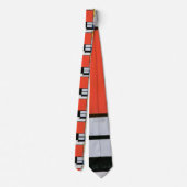 Abstracte vormen Mondriaan Stropdas (Achterkant)