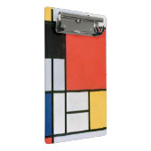 Abstracte vormen Mondrian Mini Klembord (Schuin)