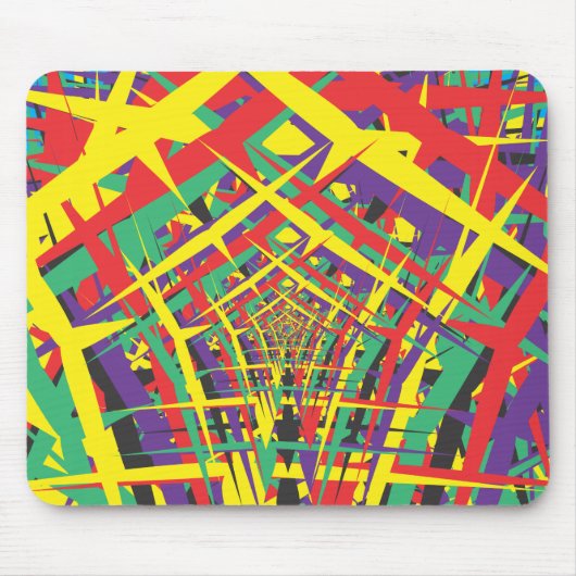 Abstracte vormen muismat (Voorkant)