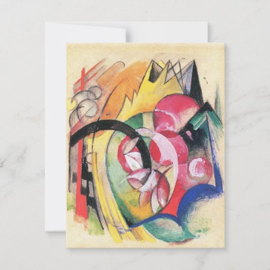 Abstracte vormen (ook gekend als Gekleurde bloemen (Voorkant)