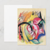 Abstracte vormen (ook gekend als Gekleurde bloemen (Voorkant / Achterkant)