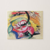 Abstracte vormen (ook gekend als Gekleurde bloemen Legpuzzel (Horizontaal)