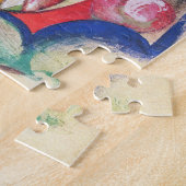 Abstracte vormen (ook gekend als Gekleurde bloemen Legpuzzel (Zijkant)