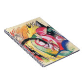 Abstracte Vormen (ook gekend als Gekleurde Bloemen Notitieboek (Rechterzijde)