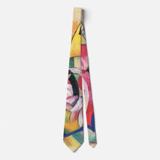 Abstracte vormen (ook gekend als Gekleurde bloemen Stropdas (Voorkant)
