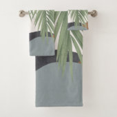 Abstracte vormen palm blazen vinesse #1 #tropical bad handdoek (Insitu)