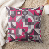 Abstracte vormen patroon stijl kussen. kussen (Deken)