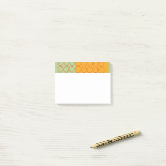 Abstracte vormen post-it® notes (Op bureau)