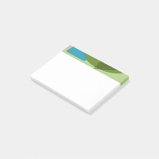 Abstracte vormen post-it® notes (Schuin)