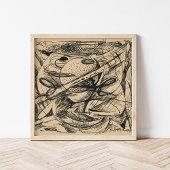 Abstracte vormen | Rudolf Bauer Poster