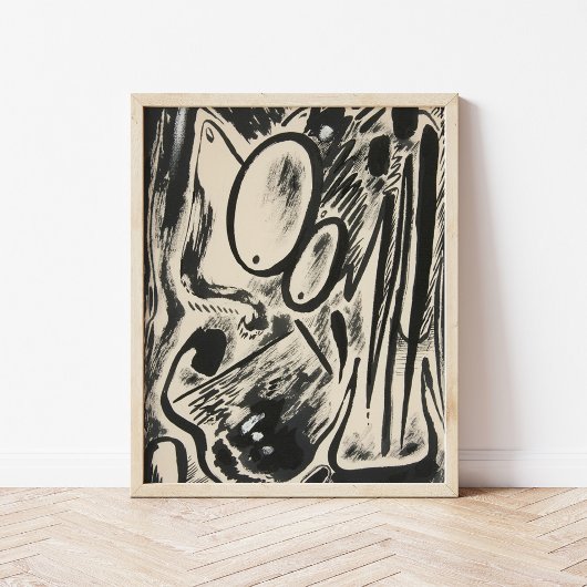 Abstracte vormen | Rudolf Bauer Poster