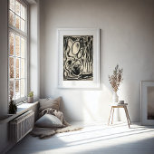 Abstracte vormen | Rudolf Bauer Poster