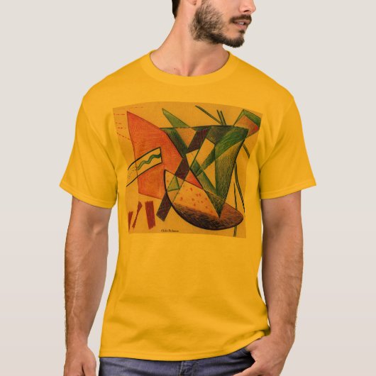 Abstracte vormen Shirt (Voorkant)