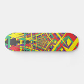 Abstracte vormen skateboard (Horizontaal)