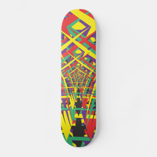 Abstracte vormen skateboard