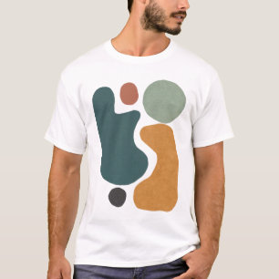 Abstracte vormen t-shirt