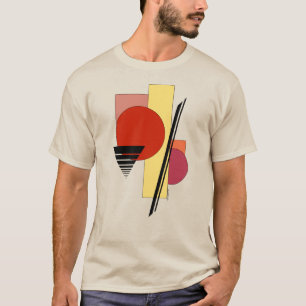 Abstracte vormen t-shirt