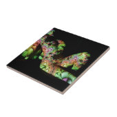 Abstracte vormen tegeltje (Zijkant)