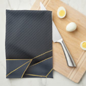 Abstracte vormen theedoek (Quarter Fold)