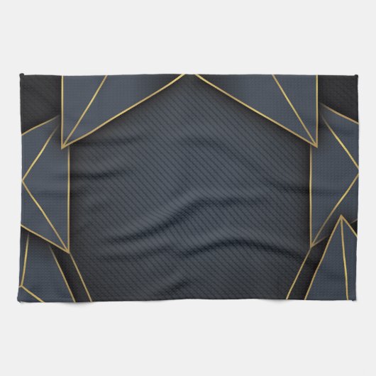 Abstracte vormen theedoek (Horizontaal)