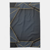 Abstracte vormen theedoek (Verticaal)