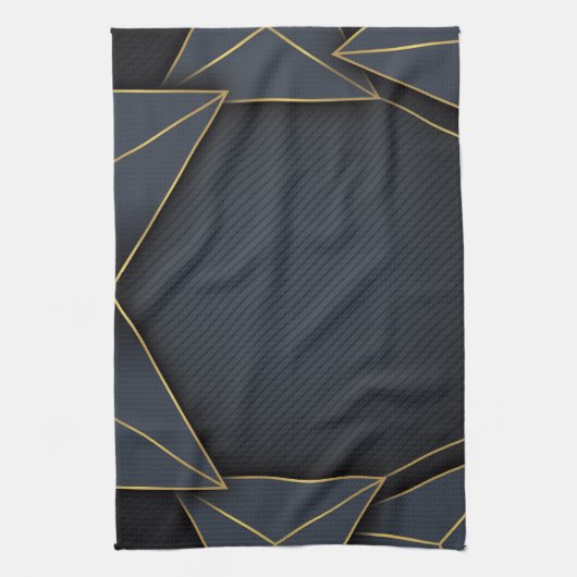 Abstracte vormen theedoek (Verticaal)