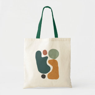 Abstracte vormen tote bag