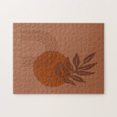 Abstracte vormen van Matisse geïnspireerde woestij Legpuzzel (Horizontaal)