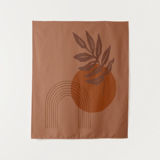 Abstracte vormen van Matisse geïnspireerde woestij Wandkleed (Voorkant)