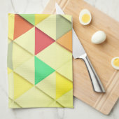 Abstracte vormen van regenboog kleuren keukendoek theedoek (Quarter Fold)