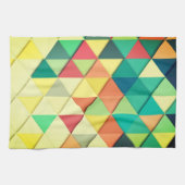 Abstracte vormen van regenboog kleuren keukendoek theedoek (Horizontaal)