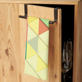 Abstracte vormen van regenboog kleuren keukendoek theedoek