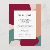 Abstracte vormen van vandaag briefkaart (Voorkant)