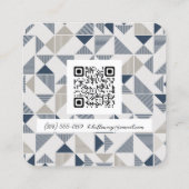 Abstracte vormen, visitekaartje sociale media (Achterkant)