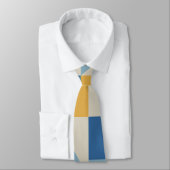 Abstracte vormgeving met middengeometrie stropdas (Gebonden)