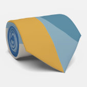 Abstracte vormgeving met middengeometrie stropdas (Opgerold)