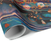 abstracte vormgeving van de kunstvorm, achtergrond cadeaupapier (Rol Hoek)