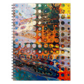abstracte vormgeving van de kunstvorm, achtergrond notitieboek (Voorkant)
