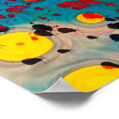 abstracte vormgeving van de kunstvorm, achtergrond poster (Hoek)