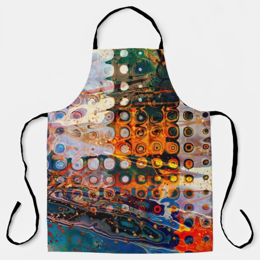 abstracte vormgeving van de kunstvorm, achtergrond schort (Voorkant)