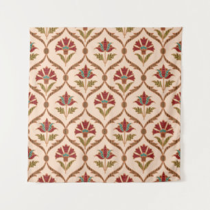abstracte vormgeving van het patroon, bovenaan wandkleed