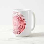 Abstracte Vortex Coffee Mok (Voorkant rechts)