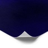 Abstracte Vortex Vorm Blauw Sinaasappel Poster (Hoek)