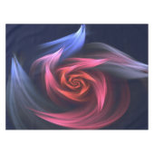 Abstracte vortex vorm rood en blauw tafelkleed (Voorkant (Horizontaal))