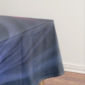 Abstracte vortex vorm rood en blauw tafelkleed (Voorbeeld)