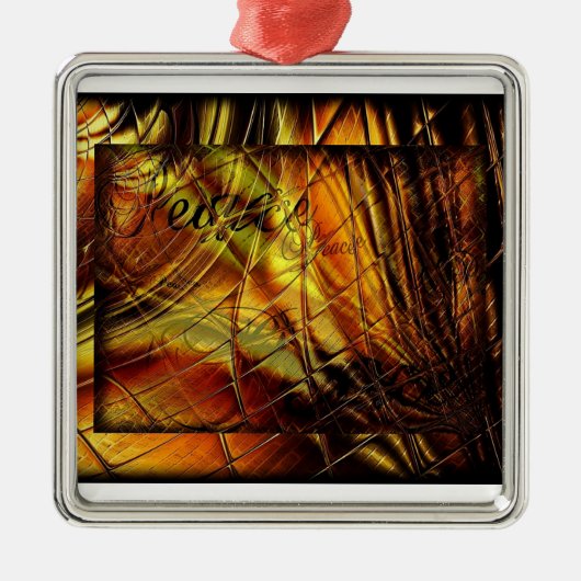 Abstracte vrede in het Ornament van glas (Voorkant)
