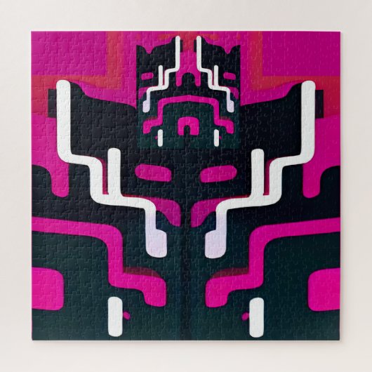 Abstracte vriend - Ken Gage Art Legpuzzel (Verticaal)