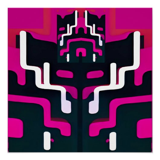 Abstracte vriend - Ken Gage Art Perfect Poster (Voorkant)