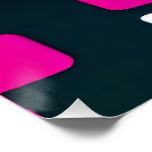 Abstracte vriend - Ken Gage Art Perfect Poster (Hoek)