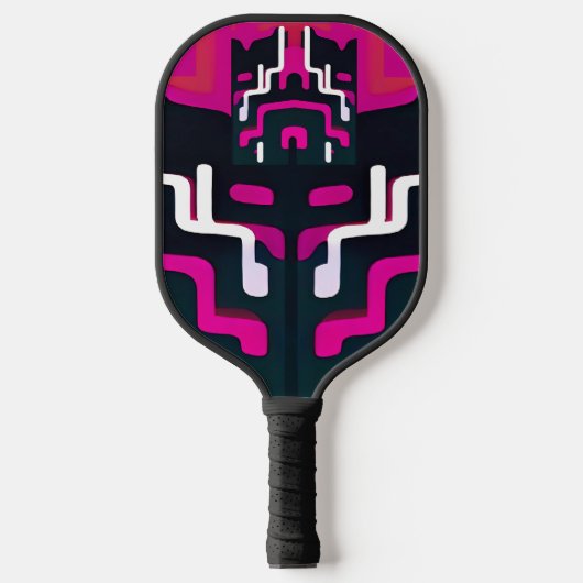 Abstracte vriend - Ken Gage Art Pickleball Paddle (Voorkant)